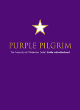 Provisional Chapter New Member Pin & Purple Pilgrim